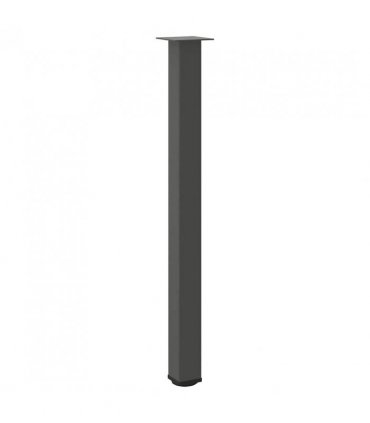 vidaXL Bar Table Legs 4 pcs Anthracite 110-112 cm Steel — Size: 110-112 cm (80 mm)