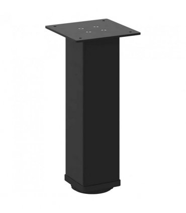 vidaXL Coffee Table Legs 4 pcs Black 42-44 cm Steel — Size: 42-44 cm (80 mm)