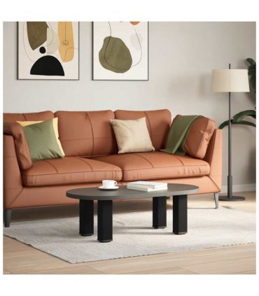vidaXL Coffee Table Legs 4 pcs Black 30-32 cm Steel — Size: 30-32 cm (80 mm)