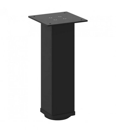 vidaXL Coffee Table Legs 4 pcs Black 30-32 cm Steel — Size: 30-32 cm (80 mm)