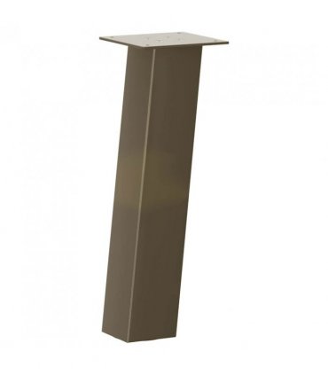 vidaXL Coffee Table Legs 4 pcs Natural Steel 30 cm Steel — Size: 30 cm (80 mm)