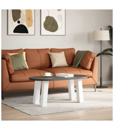 vidaXL Coffee Table Legs 4 pcs White 30 cm Steel — Size: 30 cm (80 mm)