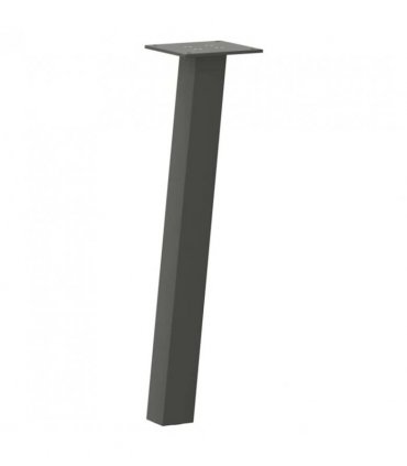 vidaXL Coffee Table Legs 4 pcs Anthracite 42 cm Steel — Size: 42 cm (40 mm)