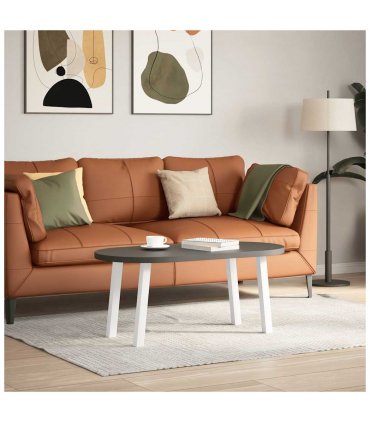 vidaXL Coffee Table Legs 4 pcs White 42 cm Steel — Size: 42 cm (40 mm)