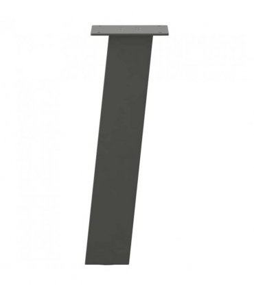 vidaXL Coffee Table Legs 4 pcs Anthracite 42 cm Steel — Size: 42 cm (80 mm)