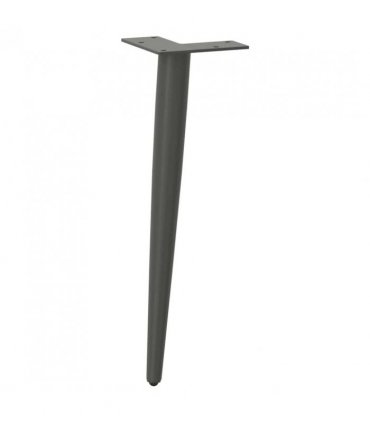 vidaXL Coffee Table Legs Conical Shape 4 pcs Anthracite 42-43 cm Steel