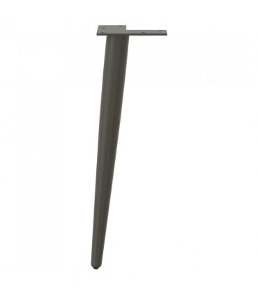vidaXL Coffee Table Legs Conical Shape 4 pcs Anthracite 42-43 cm Steel