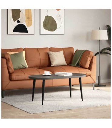 vidaXL Coffee Table Legs Conical Shape 4 pcs Black 42-43 cm Steel
