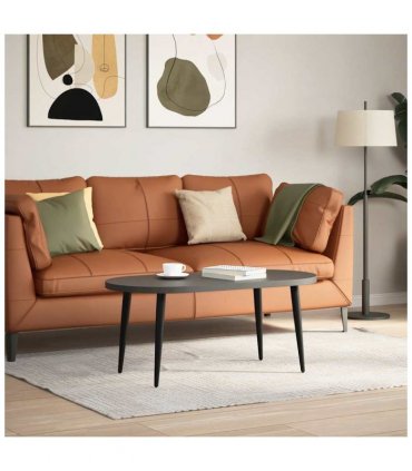vidaXL Coffee Table Legs Conical Shape 4 pcs Black 30-31 cm Steel