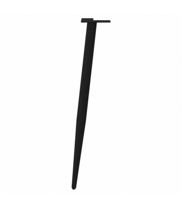 vidaXL Console Table Legs Conical Shape 4 pcs Black 72-73 cm Steel