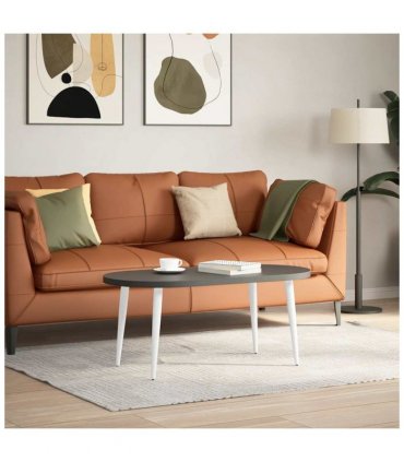 vidaXL Coffee Table Legs Conical Shape 4 pcs White 30-31 cm Steel