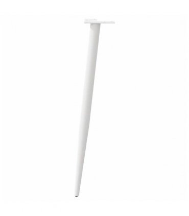 vidaXL Console Table Legs Conical Shape 4 pcs White 72-73 cm Steel
