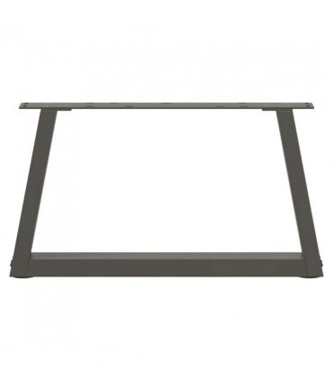 vidaXL Coffee Table Legs V-Shape 2 pcs Anthracite 50x(30-31.3) cm Steel — Size: 50 x (30-31.3) cm