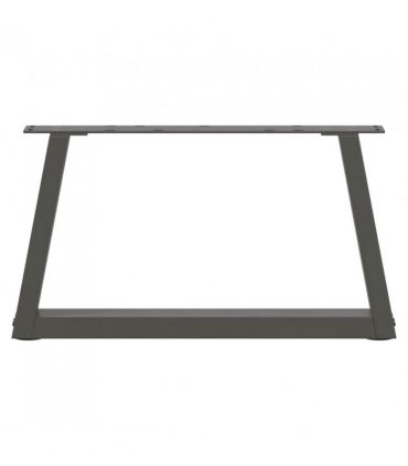 vidaXL Coffee Table Legs V-Shape 2 pcs Anthracite 70x(30-31.3) cm Steel — Size: 70 x (30-31.3) cm
