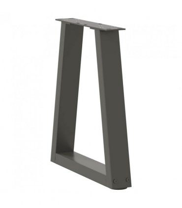 vidaXL Coffee Table Legs V-Shape 2 pcs Anthracite 28x(42-43.3) cm Steel — Size: 28 x (42-43.3) cm