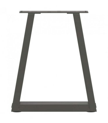 vidaXL Coffee Table Legs V-Shape 2 pcs Anthracite 28x(42-43.3) cm Steel — Size: 28 x (42-43.3) cm