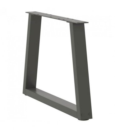 vidaXL Coffee Table Legs V-Shape 2 pcs Anthracite 50x(42-43.3) cm Steel — Size: 50 x (42-43.3) cm