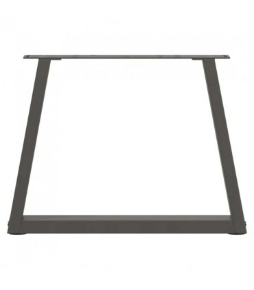vidaXL Coffee Table Legs V-Shape 2 pcs Anthracite 50x(42-43.3) cm Steel — Size: 50 x (42-43.3) cm