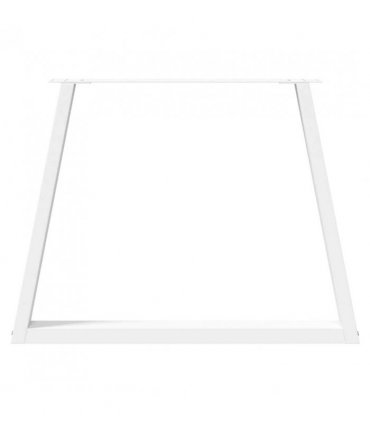 vidaXL Dining Table Legs V-Shape 2 pcs White 90x(72-73.3) cm Steel — Size: 90 x (72-73.3) cm