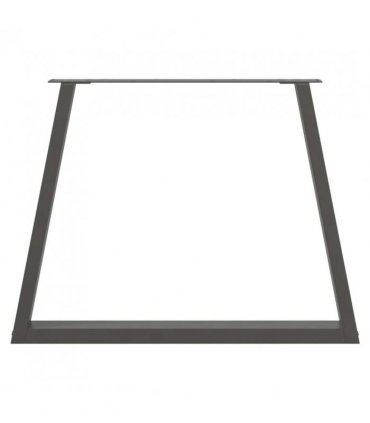 vidaXL Dining Table Legs V-Shape 2 pcs Anthracite 90x(72-73.3) cm Steel — Size: 90 x (72-73.3) cm