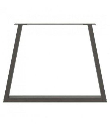 vidaXL Dining Table Legs V-Shape 3 pcs Anthracite 90x(72-73.3) cm Steel — Size: 90 x (72-73.3) cm