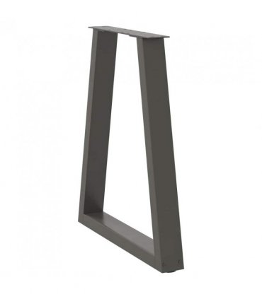 vidaXL Dining Table Legs V-Shape 2 pcs Anthracite 50x(72-73.3) cm Steel — Size: 50 x (72-73.3) cm