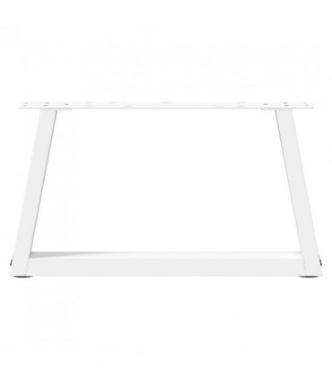 vidaXL Coffee Table Legs V-Shape 2 pcs White 50x(30-31.3) cm Steel — Size: 50 x (30-31.3) cm