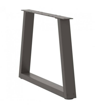 vidaXL Coffee Table Legs V-Shape 2 pcs Anthracite 60x(42-43.3) cm Steel — Size: 60 x (42-43.3) cm