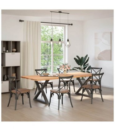 vidaXL Dining Table Legs 2 pcs White 90x(72-73.3) cm Steel — Size: 90 x (72-73.3) cm
