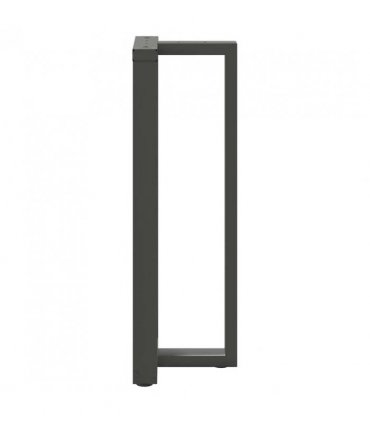 vidaXL Bar Table Legs T-Shaped 2 pcs Anthracite 50x35x(110-111) cm Steel — Size: 50 x 35 x (110-111) cm