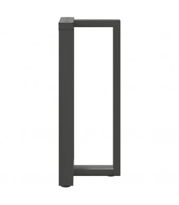 vidaXL Bar Table Legs T-Shaped 2 pcs Anthracite 50x35x(90-91) cm Steel — Size: 50 x 35 x (90-91) cm