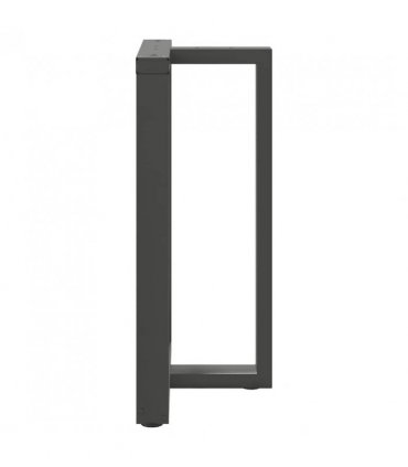 vidaXL Bar Table Legs T-Shaped 2 pcs Anthracite 60x35x(90-91) cm Steel — Size: 60 x 35 x (90-91) cm
