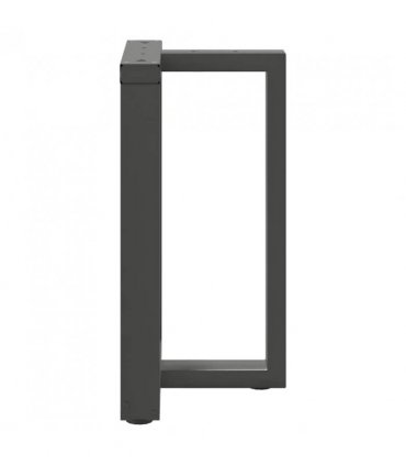 vidaXL Dining Table Legs T-Shaped 2 pcs Anthracite 50x35x(72-73) cm Steel — Size: 50 x 35 x (72-73) cm