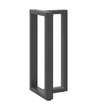 vidaXL Bar Table Legs T-Shaped 2 pcs Anthracite 40x35x(90-91) cm Steel — Size: 40 x 35 x (90-91) cm