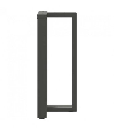vidaXL Bar Table Legs T-Shaped 2 pcs Anthracite 40x35x(90-91) cm Steel — Size: 40 x 35 x (90-91) cm