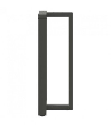 vidaXL Bar Table Legs T-Shaped 2 pcs Anthracite 40x35x(100-101) cm Steel — Size: 40 x 35 x (100-101) cm