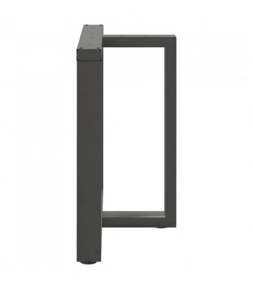 vidaXL Dining Table Legs T-Shaped 2 pcs Anthracite 70x35x(72-73) cm Steel — Size: 70 x 35 x (72-73) cm