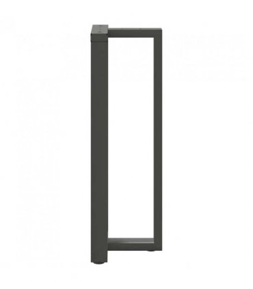 vidaXL Bar Table Legs T-Shaped 2 pcs Anthracite 40x35x(110-111) cm Steel — Size: 40 x 35 x (110-111) cm