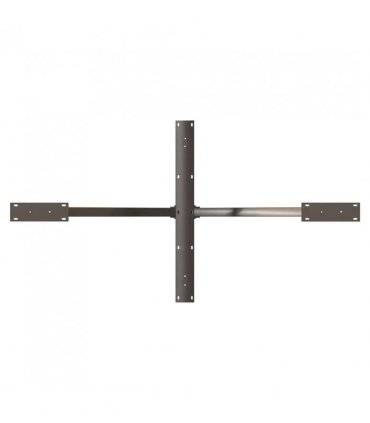vidaXL Dining Table Leg Spider Shape Black 150x78x(72-73) cm Steel — Colour: natural, Size: 150 x 78 x (72-73) cm
