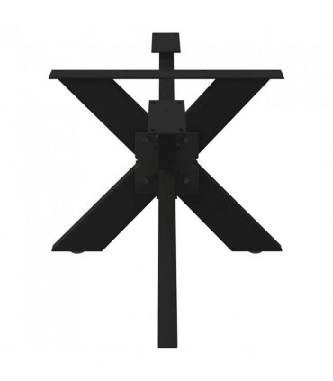 vidaXL Coffee Table Leg Spider Shape Black 98x58x(42-43) cm Steel — Size: 98 x 58 x (42-43) cm