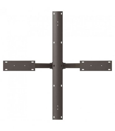 vidaXL Dining Table Leg Spider Shape Black 85x85x(72-73) cm Steel — Colour: natural, Size: 85 x 85 x (72-73) cm