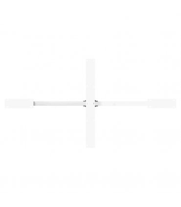 vidaXL Dining Table Leg Spider Shape White 150x78x(72-73) cm Steel — Size: 150 x 78 x (72-73) cm