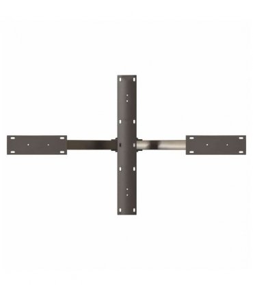 vidaXL Coffee Table Leg Spider Shape Black 98x58x(42-43) cm Steel — Colour: natural, Size: 98 x 58 x (42-43) cm