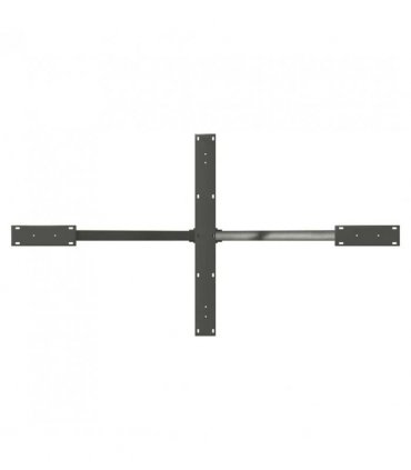 vidaXL Dining Table Leg Spider Shape Anthracite 150x78x(72-73) cm Steel — Size: 150 x 78 x (72-73) cm