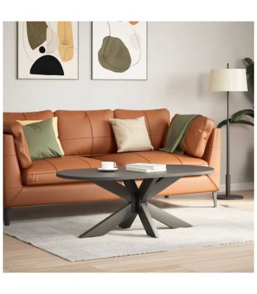 vidaXL Coffee Table Leg Spider Shape Anthracite 98x58x(42-43) cm Steel — Size: 98 x 58 x (42-43) cm