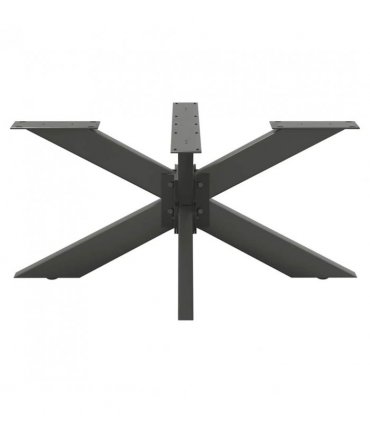 vidaXL Coffee Table Leg Spider Shape Anthracite 98x58x(42-43) cm Steel — Size: 98 x 58 x (42-43) cm