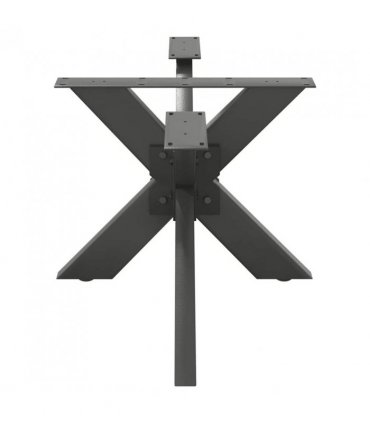 vidaXL Coffee Table Leg Spider Shape Anthracite 98x58x(42-43) cm Steel — Size: 98 x 58 x (42-43) cm