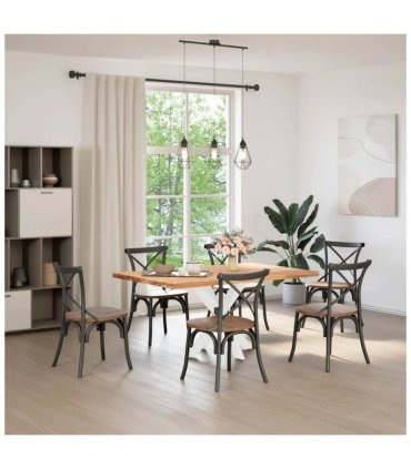 vidaXL Dining Table Leg Spider Shape White 85x85x(72-73) cm Steel — Size: 85 x 85 x (72-73) cm