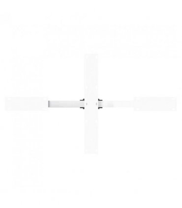 vidaXL Coffee Table Leg Spider Shape White 98x58x(42-43) cm Steel — Size: 98 x 58 x (42-43) cm