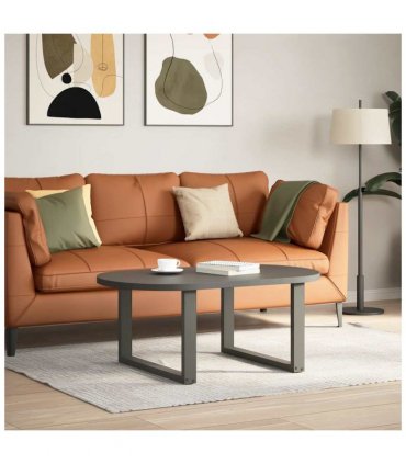 vidaXL Coffee Table Legs U-Shaped 2 pcs Anthracite 60x(42-43) cm Steel — Size: 60 x (42-43) cm